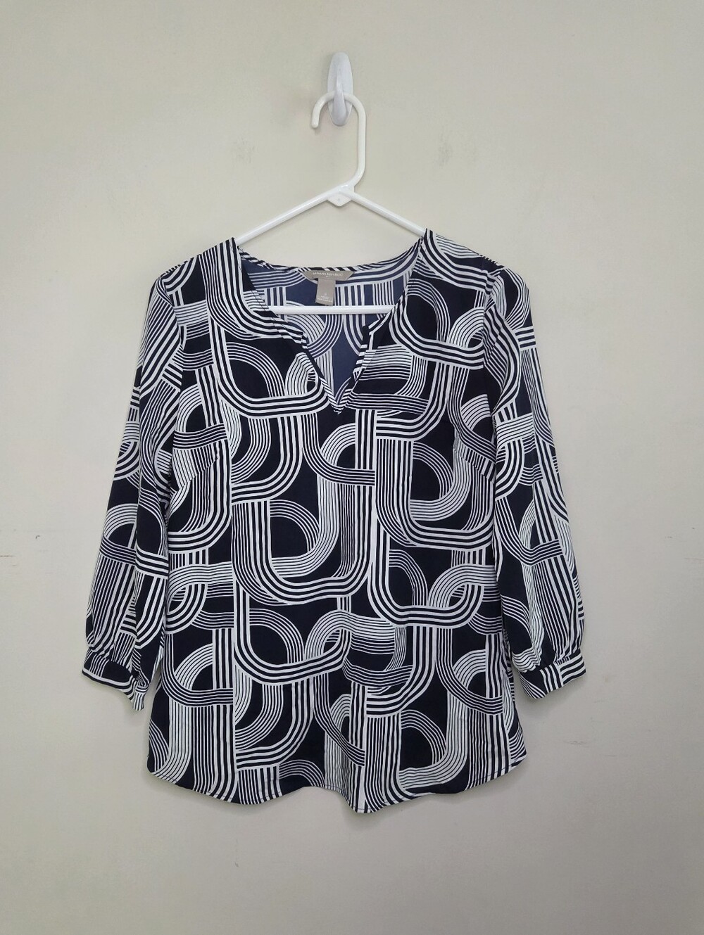 Women's Banana Republic Factory 3/4 Sleeve Top Sz Small